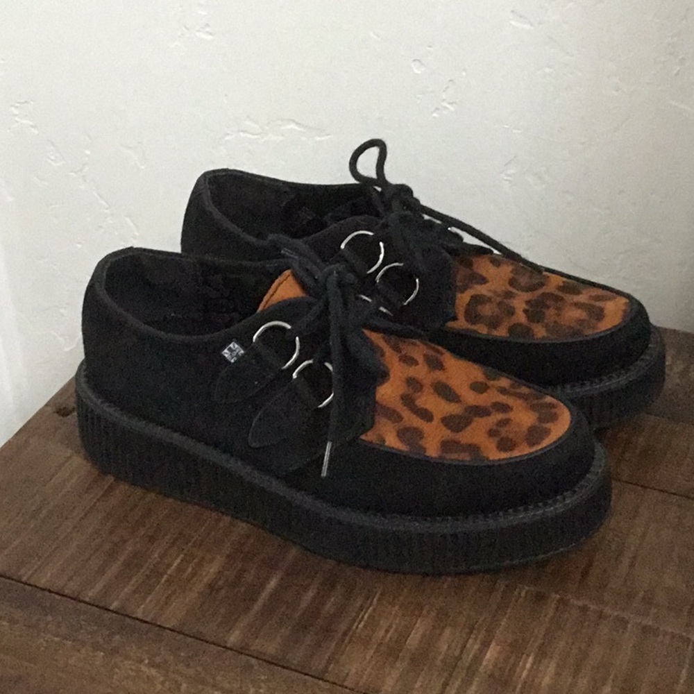 TUK Cheetah Print Creepers